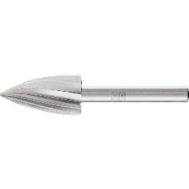 HSS Frässtift ALU Spitzbogenform K Ø 16x30 mm Schaft-Ø 6 mm Produktbild